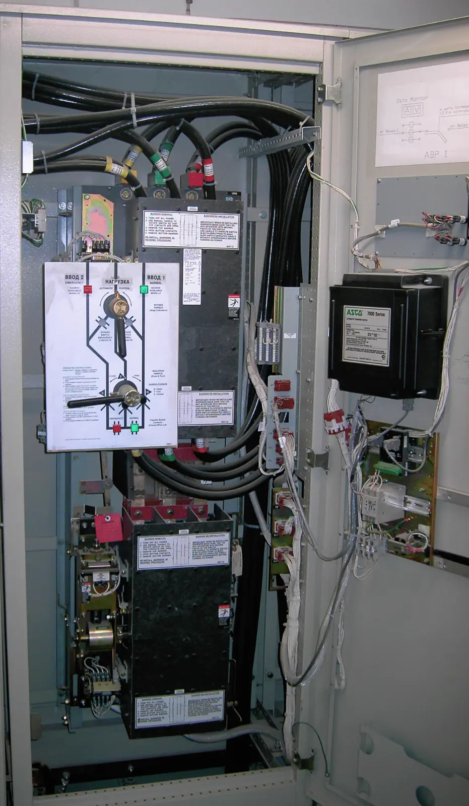 ASCO Series 7000 Bypass-Isolation у відкритій шафі СТАВР